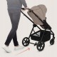 Lionelo Greet Καρότσι Βρεφικό 3 σε 1 έως 22kg Black Onyx