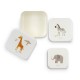 Interbaby Jirafa Savanna Σετ 3 Δοχείων Φαγητού (Lunch Boxes) Beige