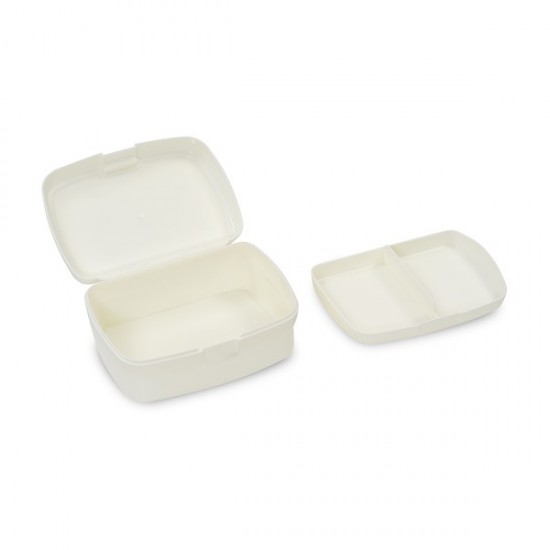 Interbaby Lunch Box Savana με Αφαιρούμενο Διαχωριστικό 700ml Μπεζ