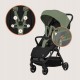 Lionelo Julie Air Καρότσι Ταξιδίου έως 22kg Green Sage