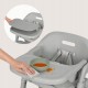 Lionelo Matt Καρεκλάκι φαγητού 3 σε 1 Gray Stone