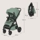 Lionelo Bett Καρότσι Ταξιδίου έως 22kg Με Dri-Seat & ThermBag Green Sage