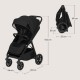 Lionelo Bett Καρότσι Ταξιδίου έως 22kg Με Dri-Seat & ThermBag Black Onyx