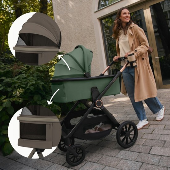Lionelo Layla 3 σε 1 Καρότσι Βρεφικό έως 22kg Beige Sand