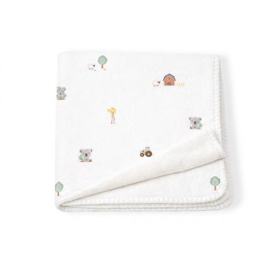Interbaby Granja Koala Κουβέρτα Αγκαλιάς 80X110 Green