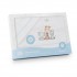 Ιnterbaby Jirafa Elefante Σεντόνια Λίκνου Σετ 3 Τεμ 50×80 Blue