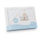 Ιnterbaby Jirafa Elefante Σεντόνια Λίκνου Σετ 3 Τεμ 50×80 Blue