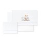 Ιnterbaby Jirafa Elefante Σεντόνια Λίκνου Σετ 3 Τεμ 50×80 Blue